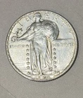1928-D Standing Liberty Quarter 90% Silver Actual Coin In Pic