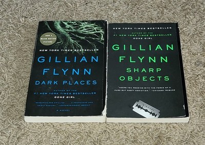 Gillian Flynn Lot of 2 Paperback Books - Sharp Objects, Dark Places