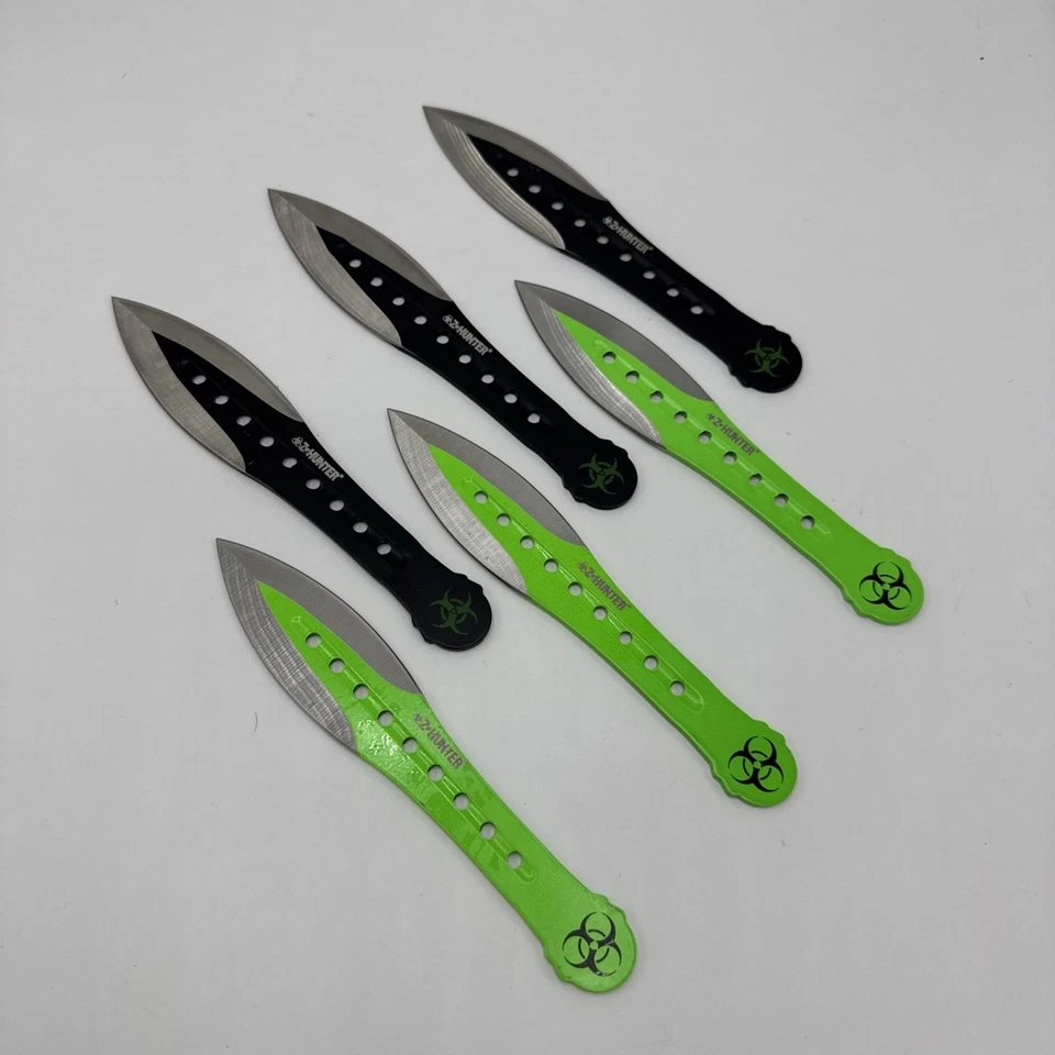 "Juego de cuchillos de lanzamiento Z-Hunter 6 piezas 6"" con funda de brazo ZB-163-6" Foto 2 de 4