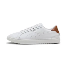 Puma Classic G 310721-02 Puma White Ash Gray Men Spikeless Golf Shoes