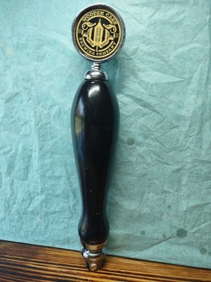 Wooden Cask Brewing Co Beer Tap Handle Newport KY Microbrewery Wood Black