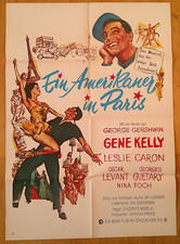 EIN AMERIKANER IN PARIS - Kinoplakat A1 WA ´77 - GENE KELLY Leslie Caron