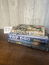Lot Of 3 Military Dog Books K9 Marine Top Dogs by Maria Goodavage