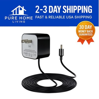 Universal 15W Power Adapter for Echo Dot Kids, Show 5, and Fire TV Cube - Black