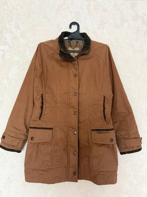 Dubarry of Ireland Women's Gore-Tex Brown Cotton Jacket Waterproof Coat UK12 EU3