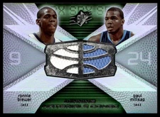 2008-09 SPx Winning Materials Combos Ronnie Brewer/Paul Millsap Utah Jazz