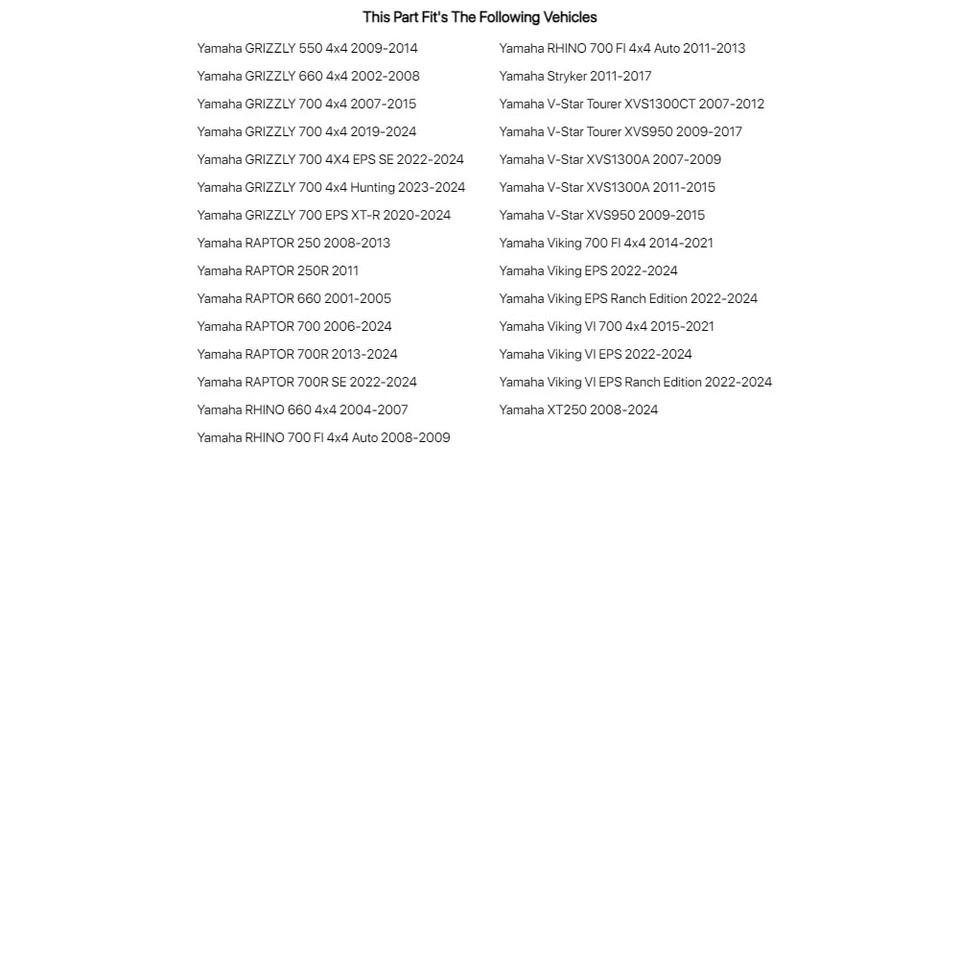 Sello de vástago de válvula de escape Pro X para Yamaha Stryker 2011-2017 Foto 2 de 3