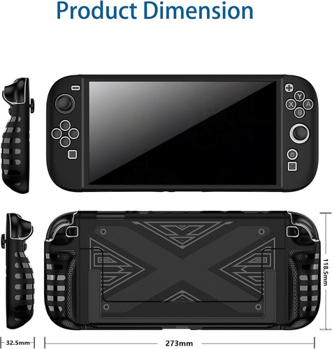 Pro Dockable for Nintendo Switch 2 Case with Flip Stand Grip Protective Cover - Picture 7 of 8