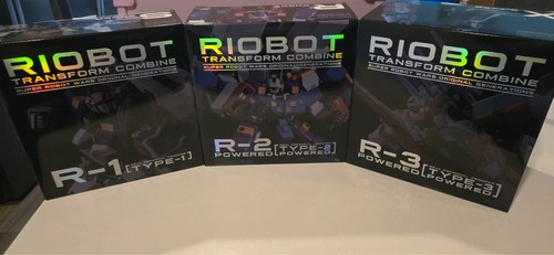 Sentinel Riobot Gattai SRX R1 R2 R3 Complete Lot Action Figure Super Robot Wars - Picture 1 of 6