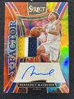 New Listing2024-25 Panini Select Bennedict Mathurin X-factor Patch Auto Tie-Dye /25
