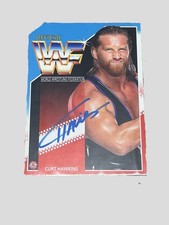 Curt Hawkins Brian Myers Major Wrestling Figure Podcast Autographed Hasbro Card 