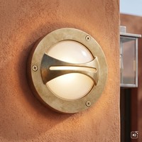 Schiffslampe AußEn IP64 Aus Messing Ø14Cm Rostfrei Wand Leuchte Terrasse Haus