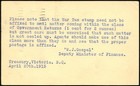 CANADA 1¢ PSC BC TREASURY/APR 1915/WAR TAX NOTE P40 — photo 4