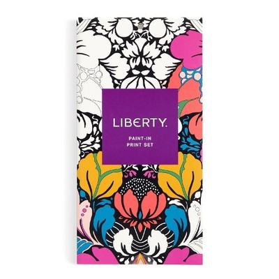 Galison Liberty Paint-In Print Set (Mixed Media Product)