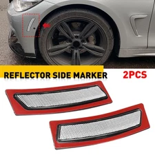 Clear Front Bumper Side Marker Reflectors For 2012-2015 BMW 320i 328i 335i EAH
