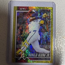 2026 Topps Gold Foil Ronald Acuna Jr 128/399