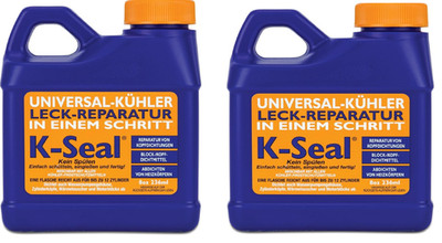 2 x K-Seal Zylinder Motor Kühler Leck Reparatur 236 ml Motordicht Dichtmittel