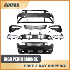 Fits 2019-2020 Kia Optima W/ Grille & Turn Lamp Complete Front Bumper Cover Kit