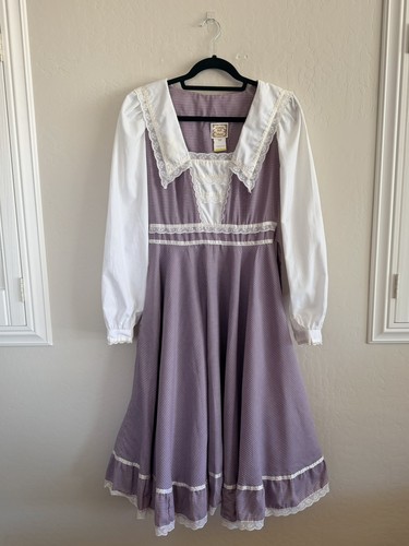 Vintage Gunne Sax by Jessica San Francisco Prairie Dress Gingham Check – Size 11