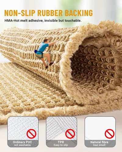 Large Waffle Bath Mat Set, Non Slip Bathroom Mat Set, Ultra Absorbent Bath Ma... - Picture 4 of 8