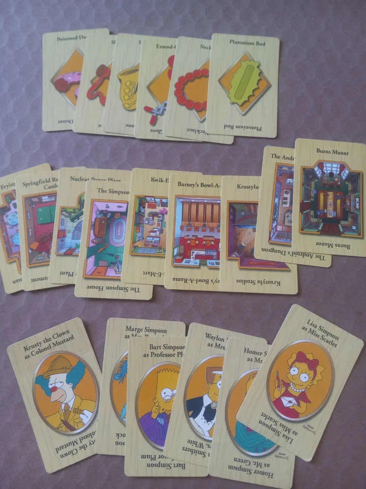 Los Simpson CLUE 2ª Edición Juego de Mesa Foto 3 de 4