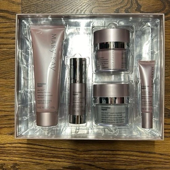 Mary Kay TimeWise Repair Avanzado Set Anti-Edad Volu-Firm 5 Piezas Original - Imagen 2 de 2