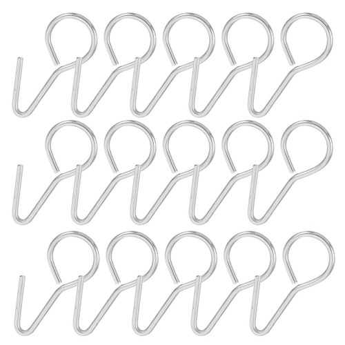 50 Pcs S-hook Car Seat Fixing Hooks Camper Replacement Parts Clips