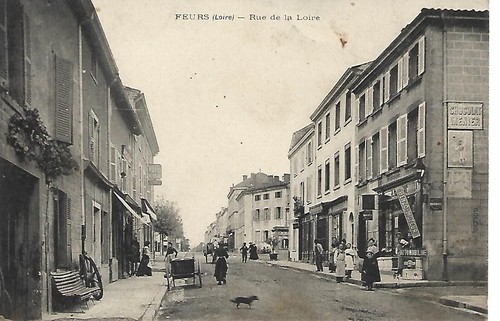Authezat Rue De La Mairie (cliché pas courant à Authezat