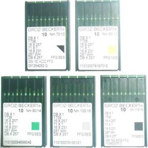 Groz Beckert Needle Chart