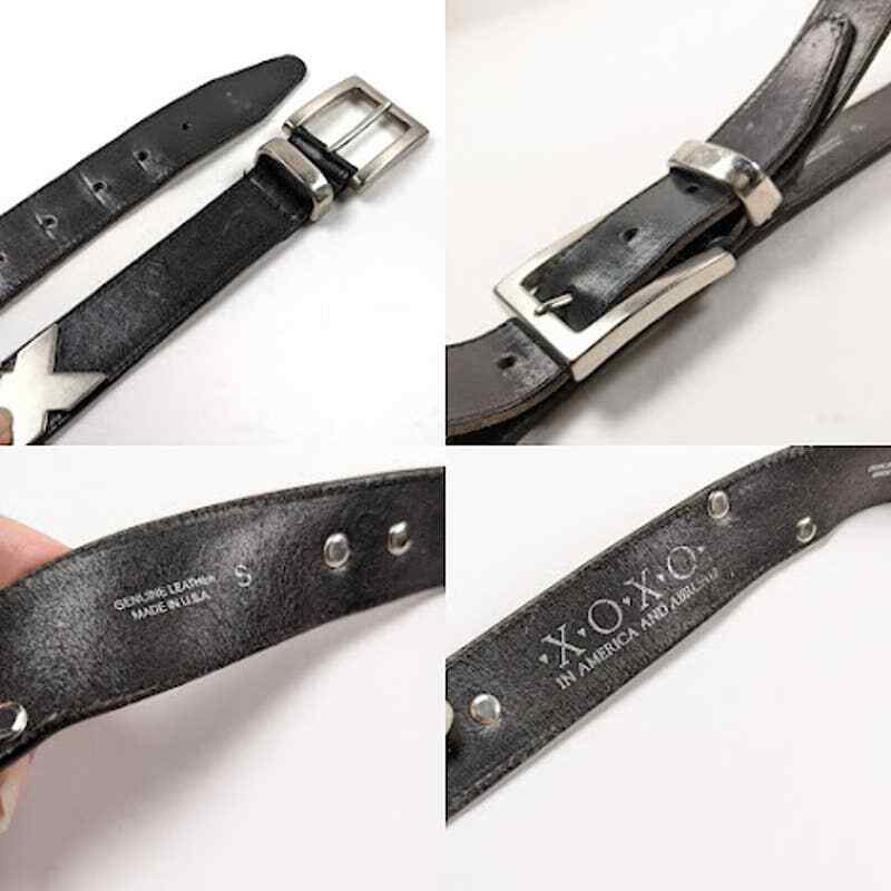 小物 Y's 00's Leather Belt Y2k Belts for Women Vintage 2000s Belt Grunge Indie