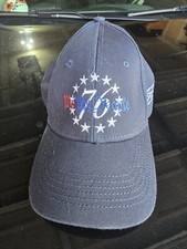 We The People 1776 Blue USA Flag On Bill Adjustable Embroidered Cap Hat