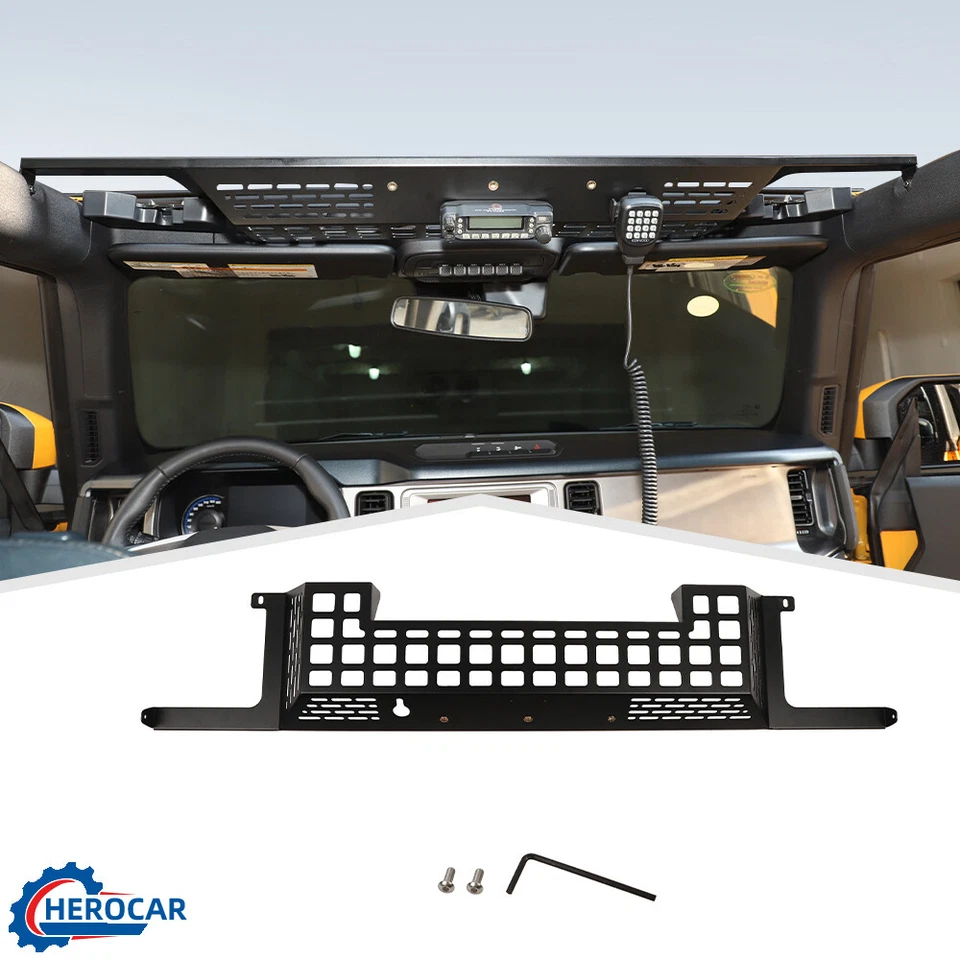 Top Roof Side Front Overhead Storage MOLLE Panel  for Ford Bronco 2021-25 4-Door - Image 2 of 4