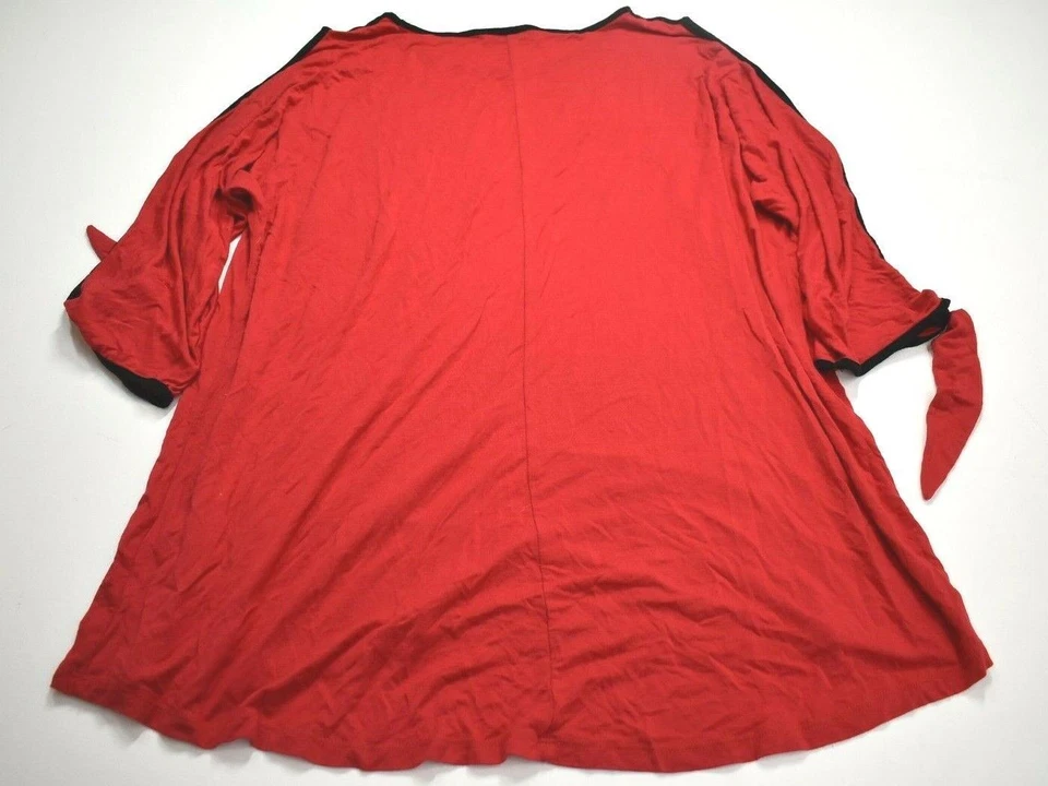 Лот из 3 кабель и калибр женщин v-образным вырезом длинным рукавом повседневный туника блузка 1 X - Изображение 3 из 4