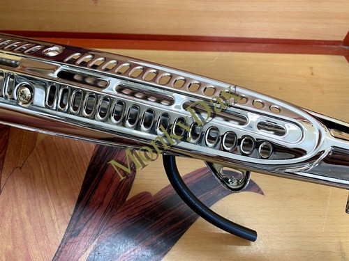 Tubo silenciador de escape Honda CL70 K2 1972 compatible con CL50 SS50Z SS50 CD50. Soporte largo - Imagen 7 de 7