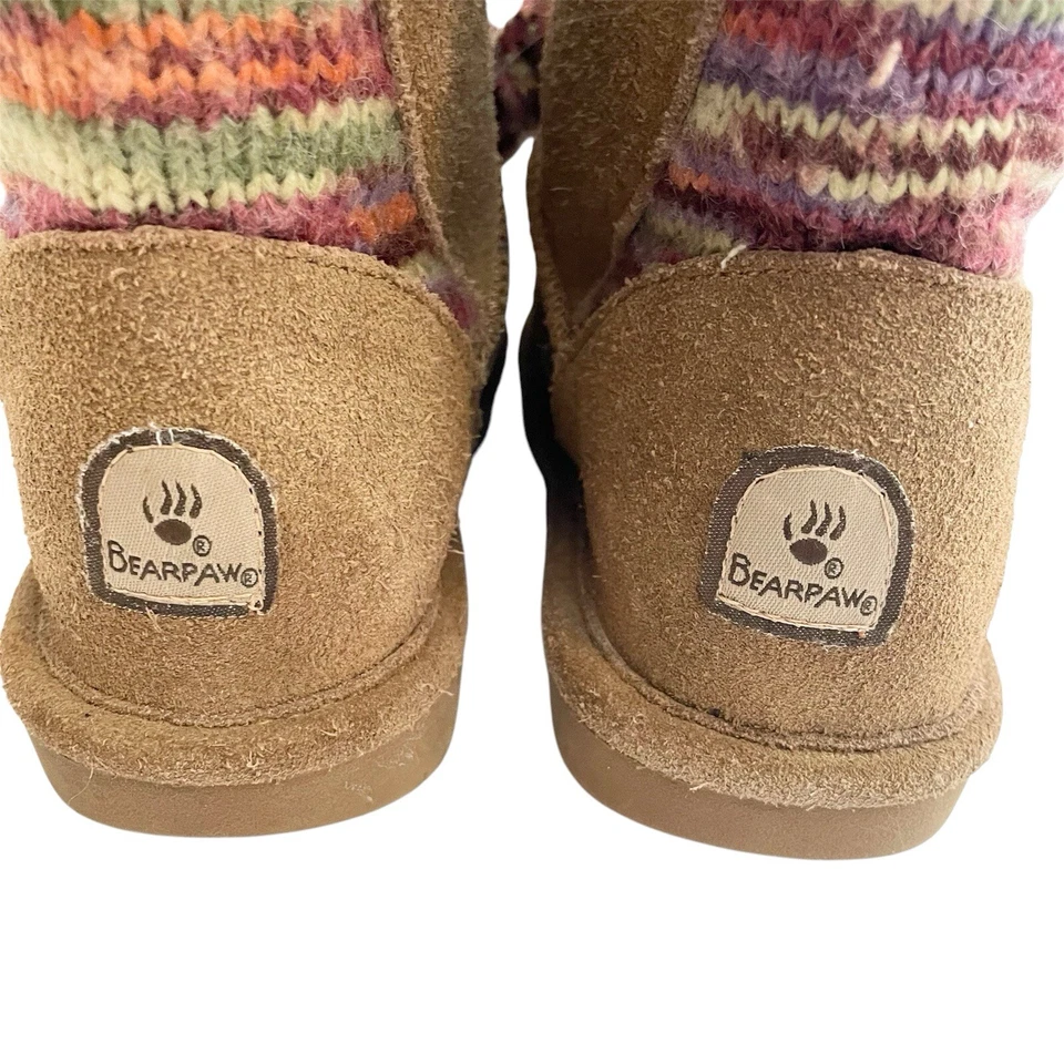 Bearpaw NIÑAS Juvenil Gamuza Genuina Olivia Bota Talla 13 Nogal II Bronceado Cálido Foto 2 de 4