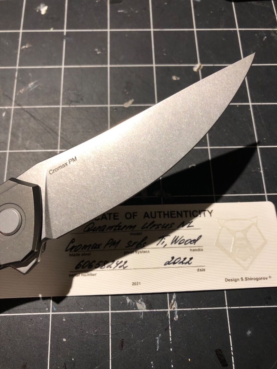 Shirogorov Quantum Ursus NL Cromax PM Steel Titanium and Shirogorov Quantum Ursus NL Cromax PM Steel Titanium and