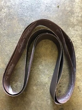 Lot of 3 Sanding Belts 2-1/2" X 60" Inch Belt Sander Paper 320 Grit Sancap AL ox