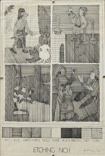 Graham Day (b.1946) Signed Etching. 'Etching #1' 1973