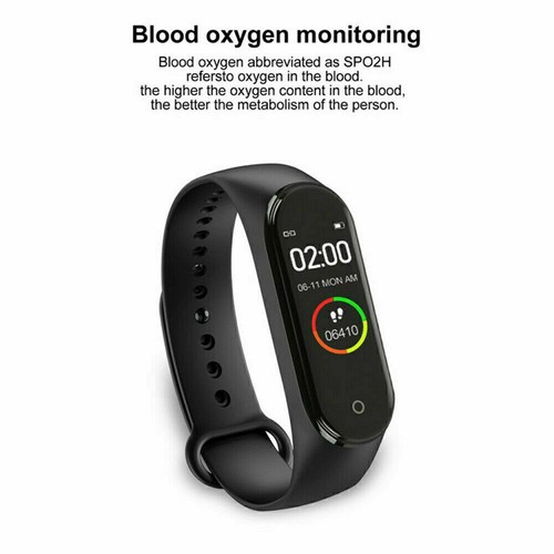 M4 Smart Watch Band Tętno Ciśnieniomierz Tracker Fitness Opaska na rękę - Zdjęcie 11 z 15