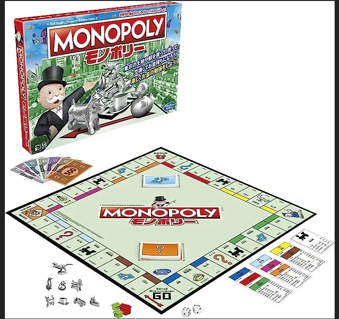 Hasbro Monopoly Classic Renewal Tokyo Place Name Board Game