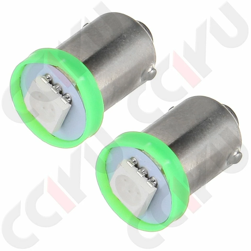 20PCS Green 1-5050-SMD LED Bulb Ba9s Instrument Dash Light Gauge Lamp For Ford - Image 2 of 4