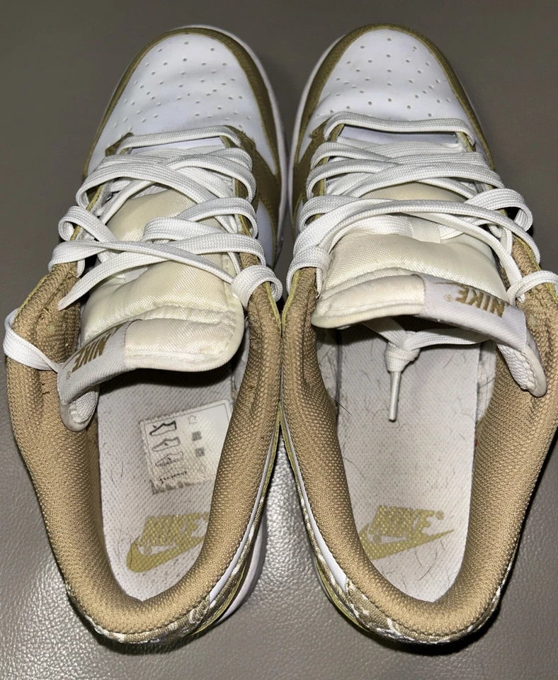 Size 10.5W - Nike Dunk Low Barley Paisley PRE OWNED REP BOX - Image 3 of 4