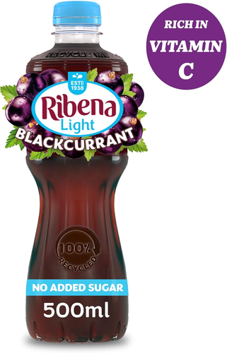 Ribena Blackcurrant Juice Drink No Added Sugar 500Ml - Multipack of 12 | Real Br - Picture 2 of 20