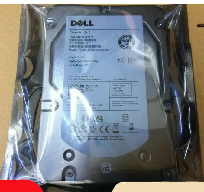 Dell 0W347K W348K ST3600057SS 600GB 15K 3.5 " SAS HDD Hard Drive 9FN066-150 - Image 3 of 4