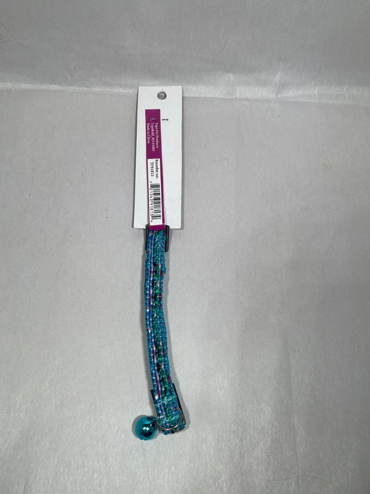 Guardian Gear Cat Collar Aqua Confetti Breakaway Bell Cute Adjustable Safety - Image 2 of 4