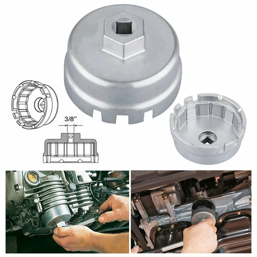 Silver Oil Filter Wrench Removal Tool For Toyota Corolla Prius Kluger RAV 4