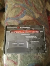 Radio Shack Composite A/V Selector Switch 2 In & 1 Out With Stickers 15-312 NEW