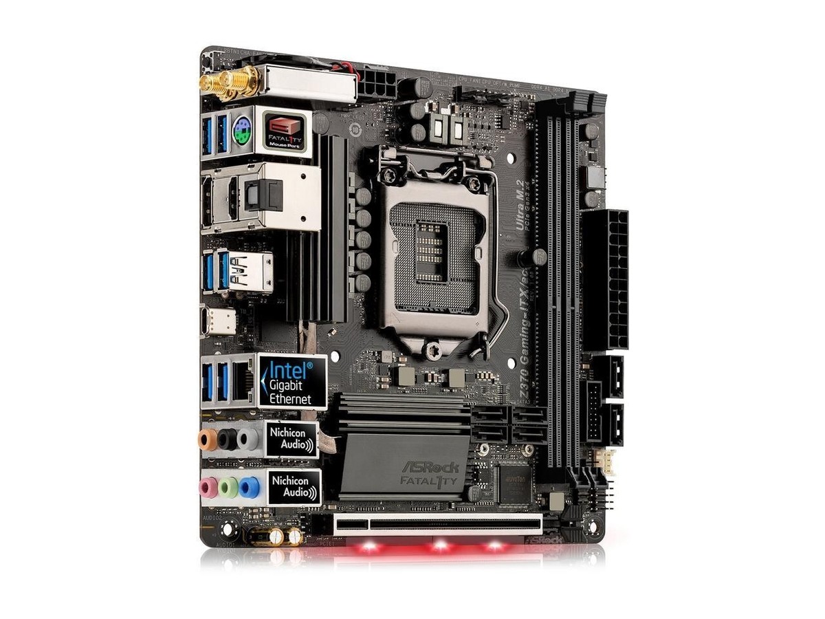 マザーボード ASRock Z370M-ITX/ac + core i3 8100 ASRock > Z370M-ITX/ac