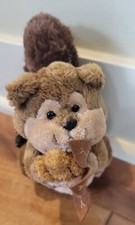 GUND BUCKY GINGER BROWN TAN SQUIRREL 88339 SOFT CUDDLY COLLECTABLE - RARE