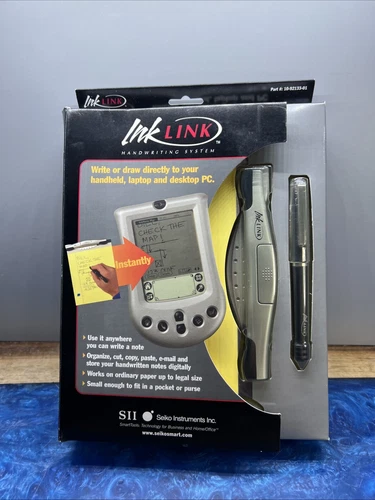 VINTAGE Seiko InkLink Handwriting System Retro PC Write On Paper Save To PC